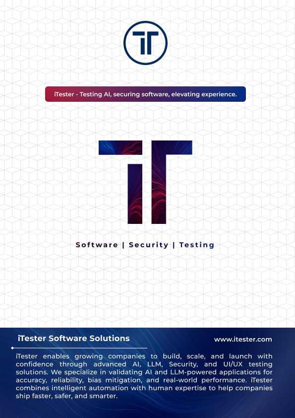 iTester TF brochure cover page