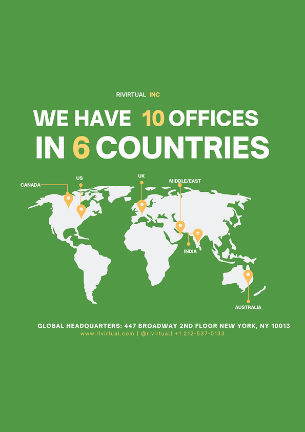 RiVirtual brand brochure inside left spread