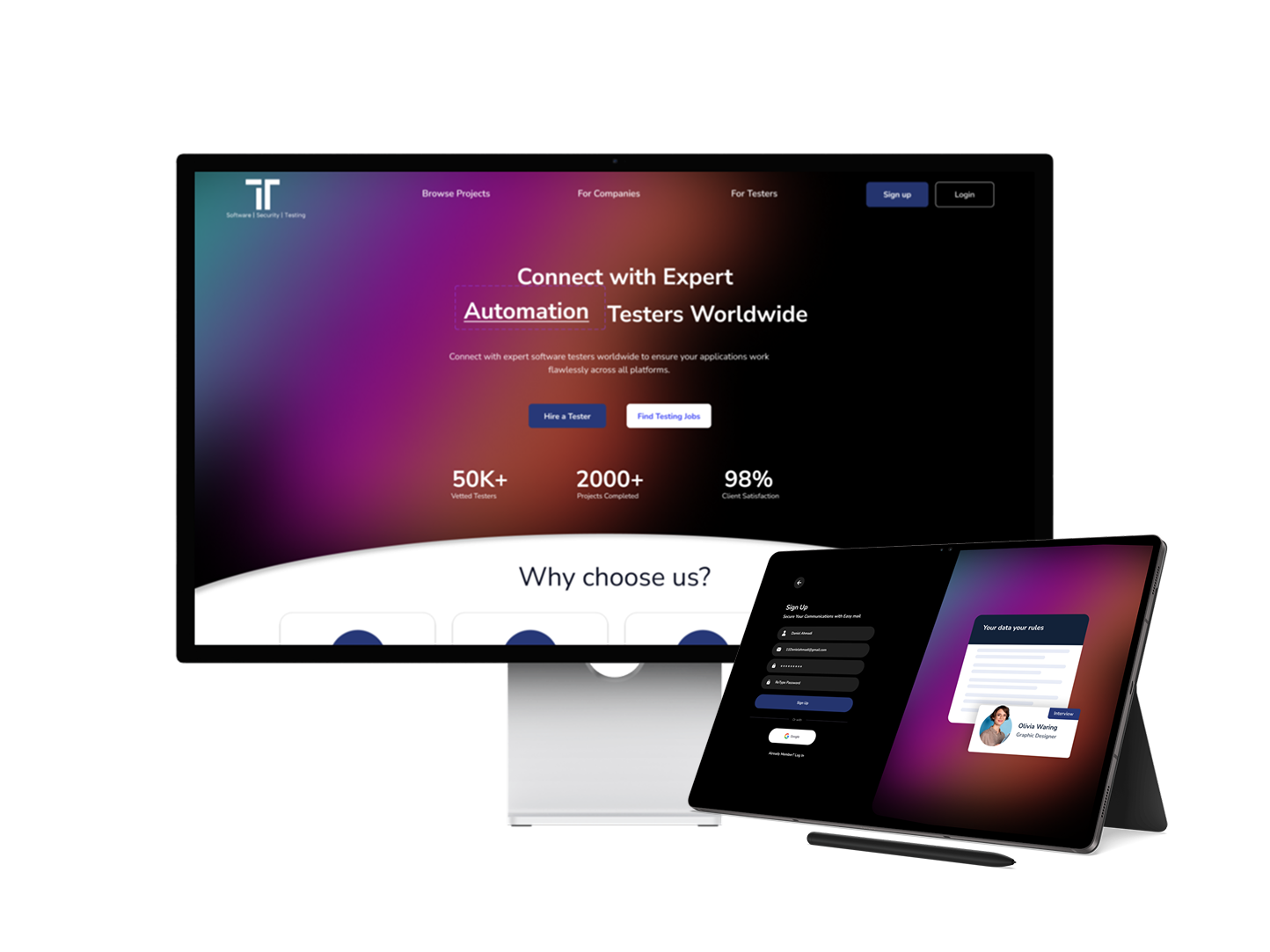 iTester Marketplace chapter cover mockup